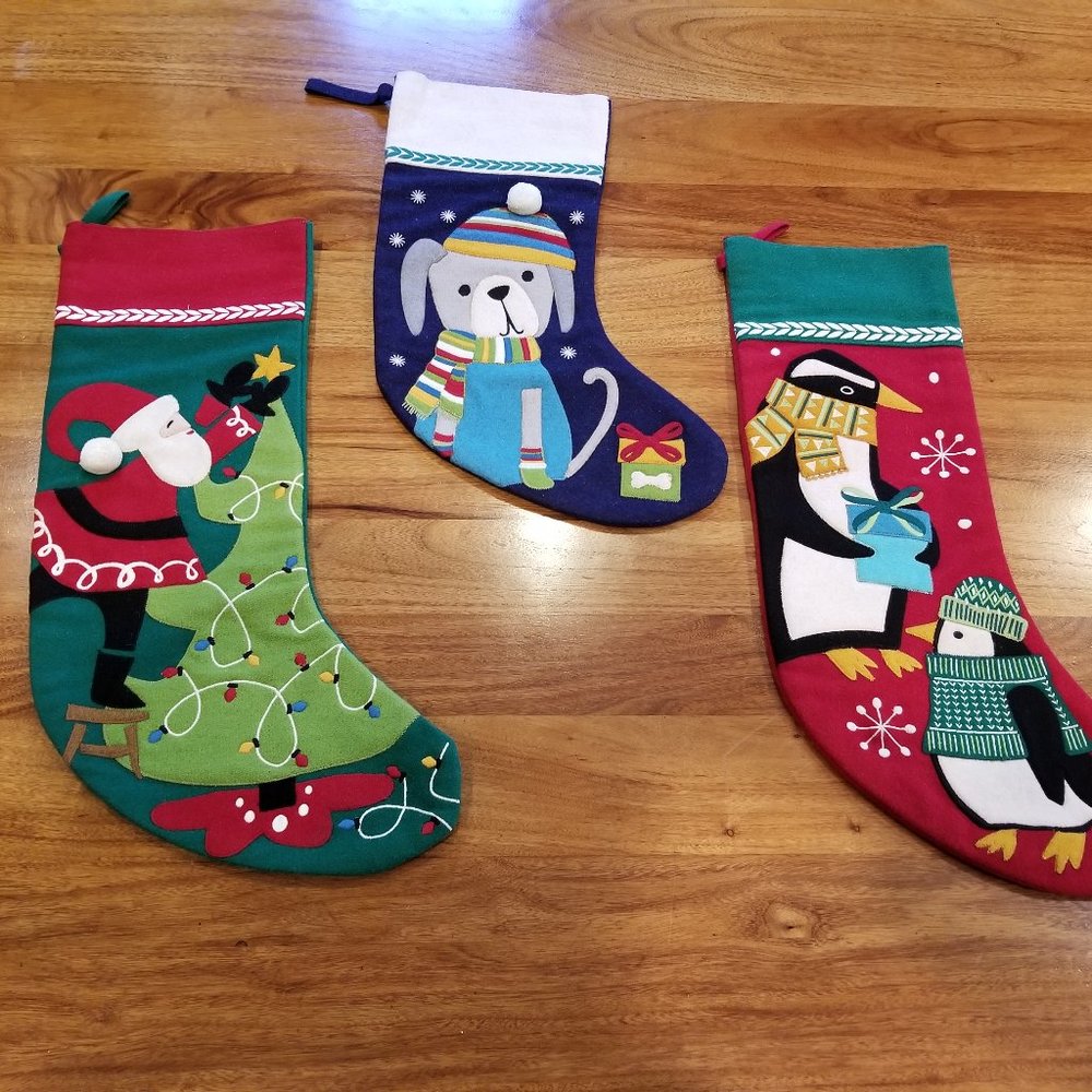 The Company Store Felt Holiday Stockings